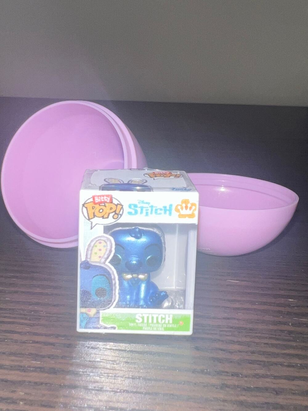BITTY METALLIC Stitch Easter Egg 1-Inch Funko Pop Disney Holidays Experiment 626